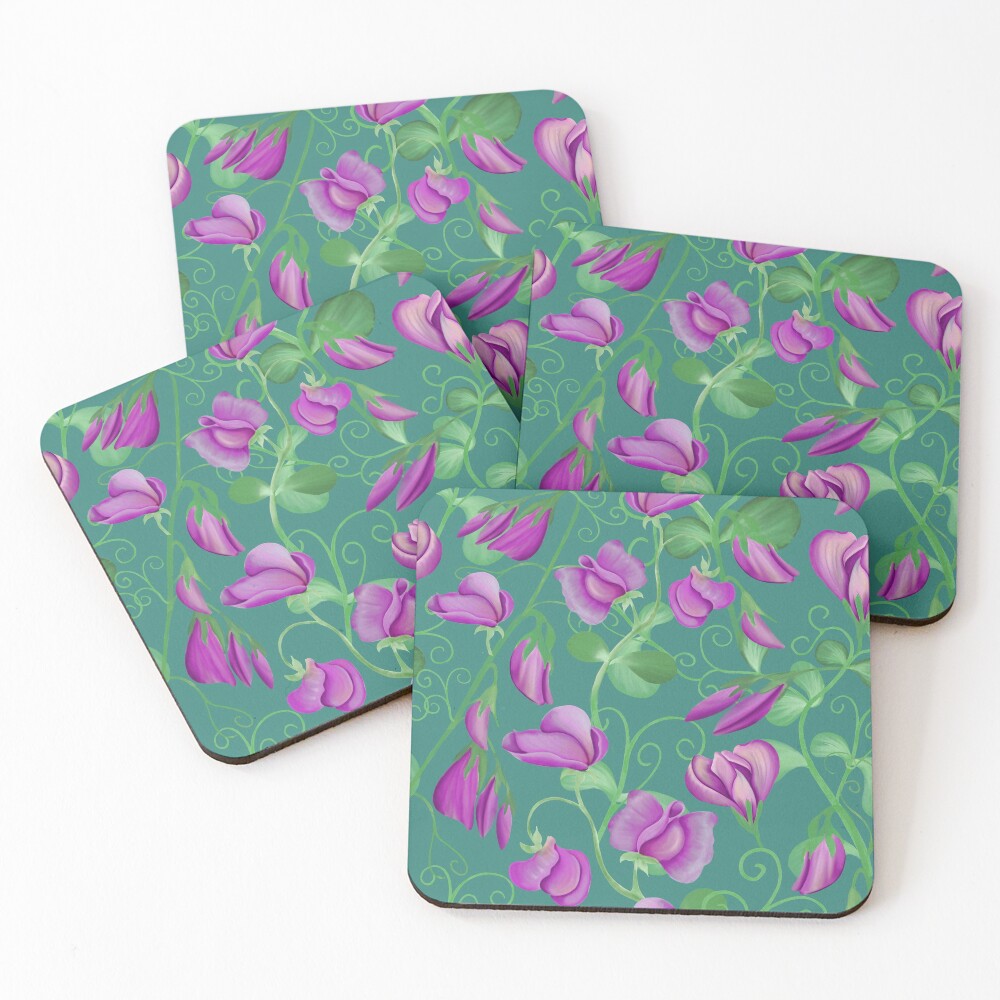 Item preview, Coasters (Set of 4) designed and sold by pixiepatterns.