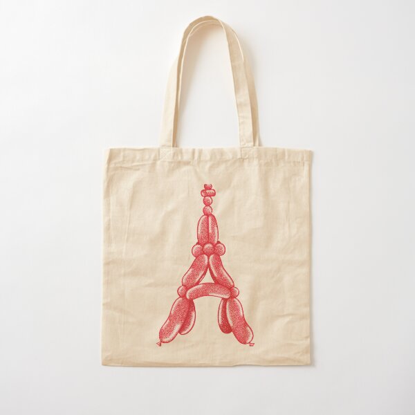 Item preview, Eiffel Tower illustration balloon twisting pointillism painting designed and sold by MitoP.