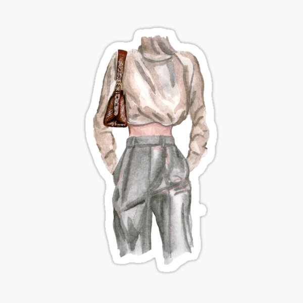 Item preview, Fashion illustration, stylish clothes   designed and sold by xeniialunina.