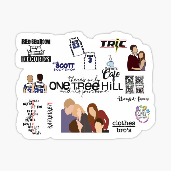 One Tree Hill Stickers //Vinyl Decal//Laptop/Water Bottle