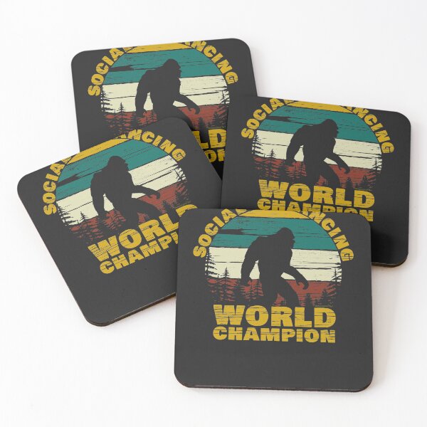Item preview, Social Distancing World Champion. Bigfoot. designed and sold by Nerd Shizzle.