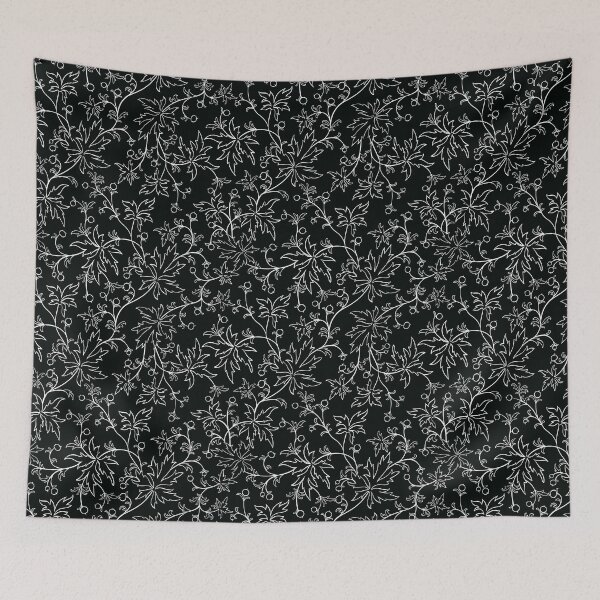 Item preview, Black with leaves and berries designed and sold by Fahad  A K.