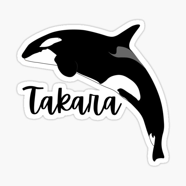 Vista previa del artículo con la obra «Orca de Takara con nombre», diseñado y vendido por finsandflukes.