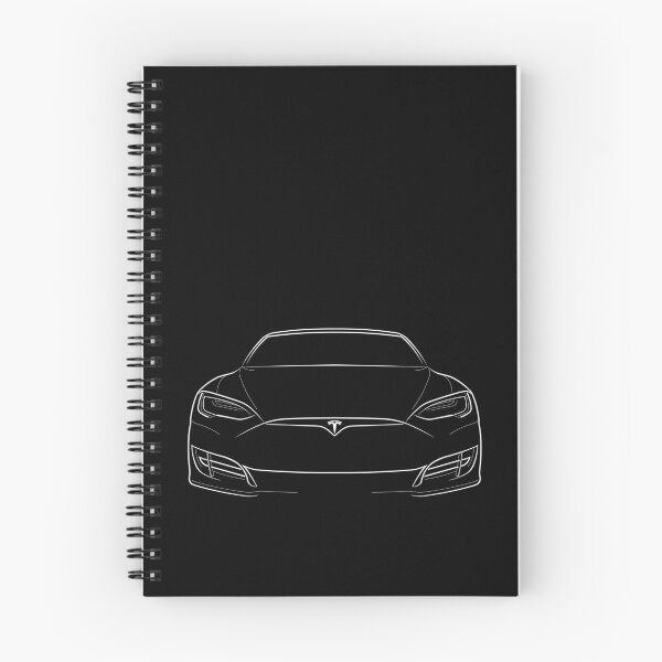 Item preview, Tesla Model S - stenicil frontal, blanco designed and sold by mal-photography.
