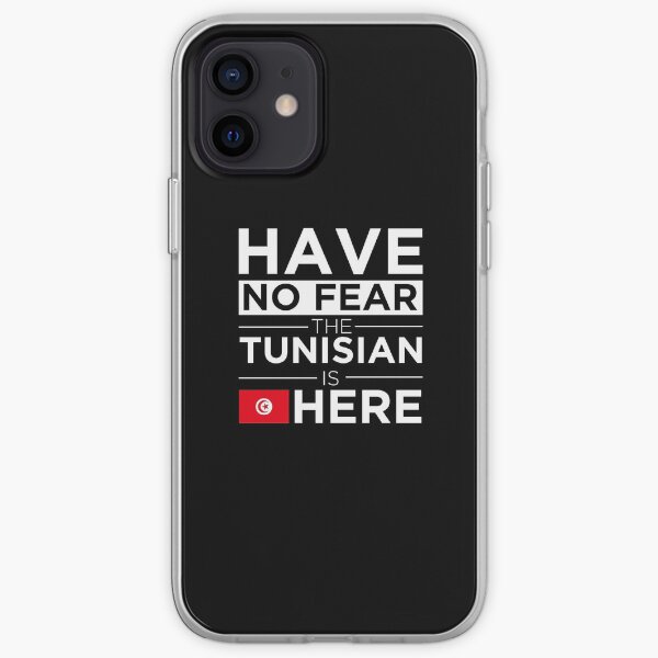 N'ayez pas peur Le Tunisien est ici Fierté Tunisie Coque souple iPhone