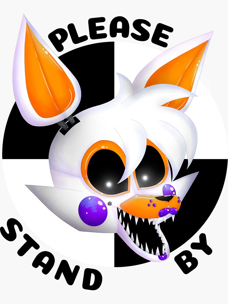 LOLBIT - Please Stand By - Five Nights At Freddys - Sticker