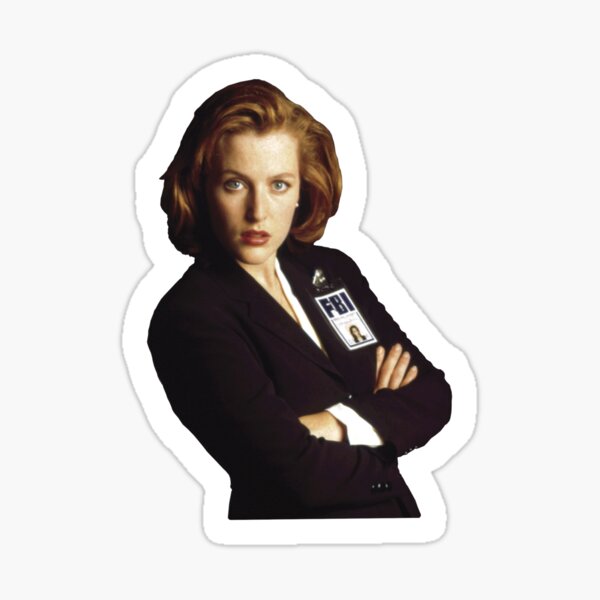 Sticker for Sale mit Dana Scully FBI-Ausweis von jas-atk