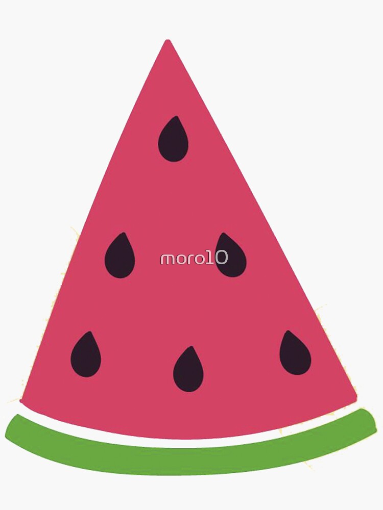 "Watermelon Emoji " Sticker by moro10 Redbubble