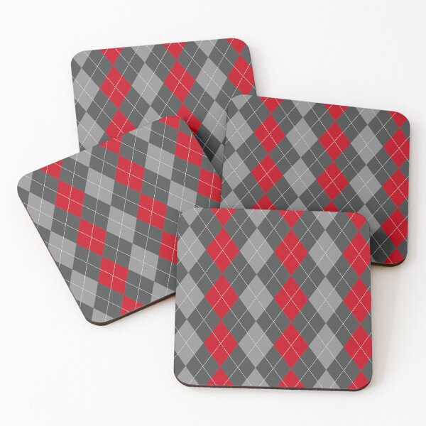 Item preview, Argyle in grey and red designed and sold by Fahad  A K.