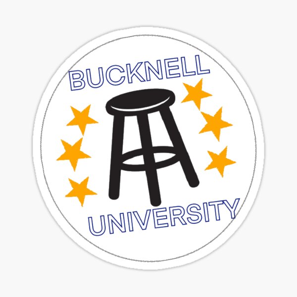 Bucknell U Barstool Sticker Sticker By L17m04 Redbubble