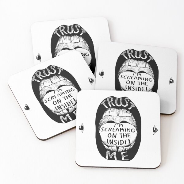 Item preview, Trust me. I'm screaming on the inside. designed and sold by SUZE Gil.