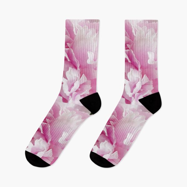 Item preview, Floral Fun - Peony in pink 9 and a hint of blue designed and sold by ellenhenry.