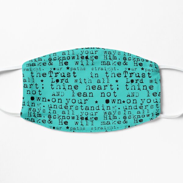 Trust in the Lord (aqua) Mask