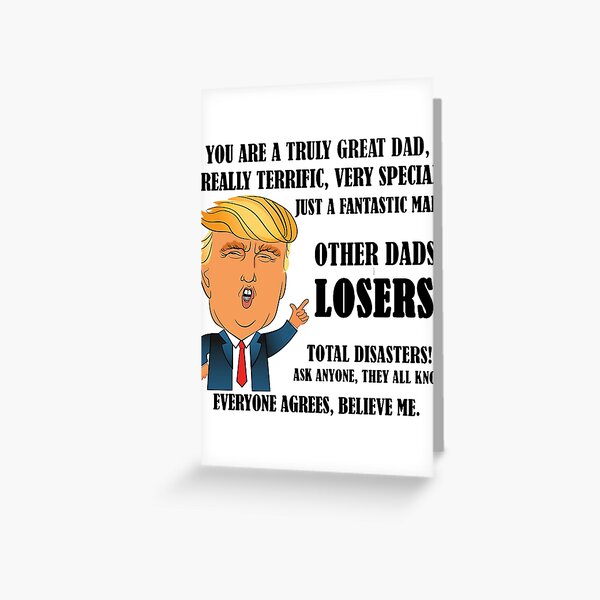 Trump Father's Day Greeting Card