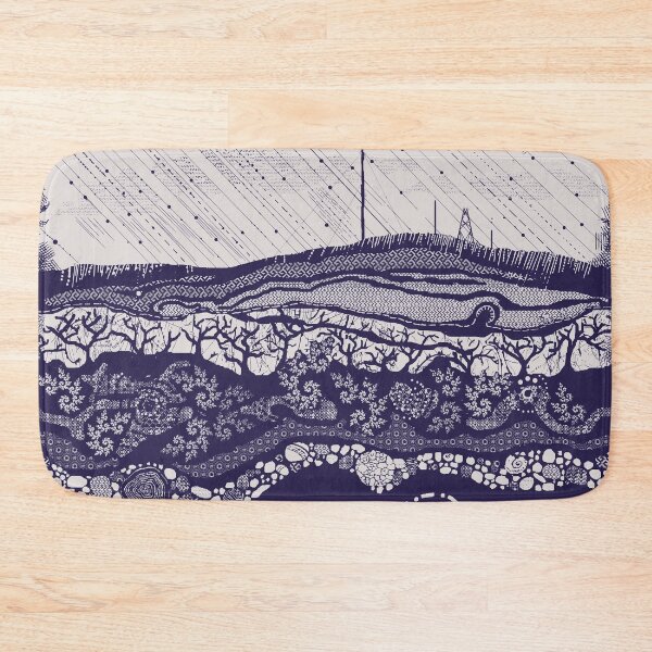Item preview, Winter Hill light grey designed and sold by firespiral.