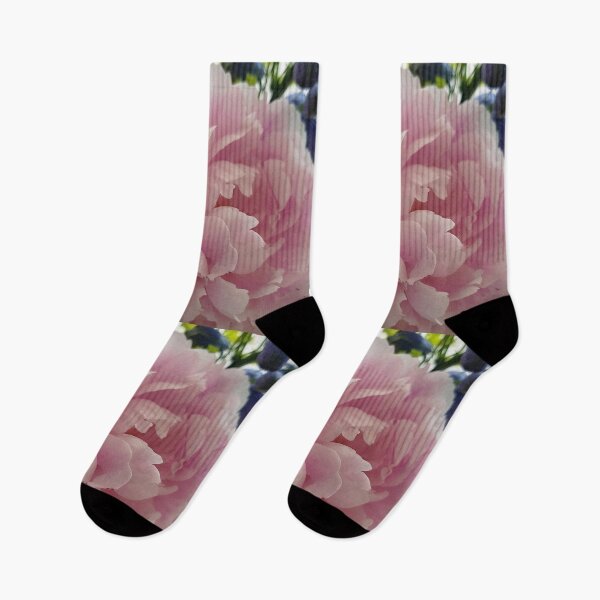Item preview, Floral Fun - Peony in pink 8 with blue and green designed and sold by ellenhenry.
