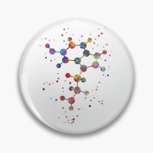 Item preview, Serotonin molecule designed and sold by Rosaliartbook.