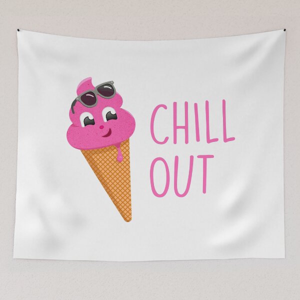 Item preview, chill out designed and sold by The Japanese Sticker Shop.