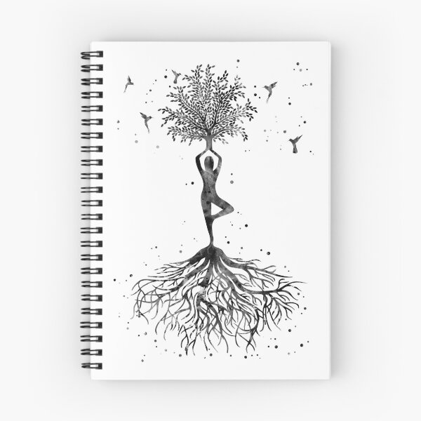 Item preview, Yoga tree with hummingbirds designed and sold by Rosaliartbook.