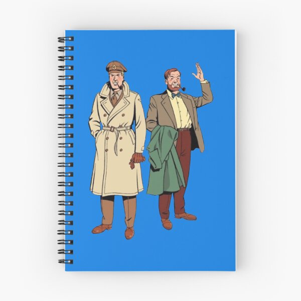 Item preview, Blake and Mortimer (From the back cover of The Septimus Wave (L'Onde Septimus)) designed and sold by california-112.