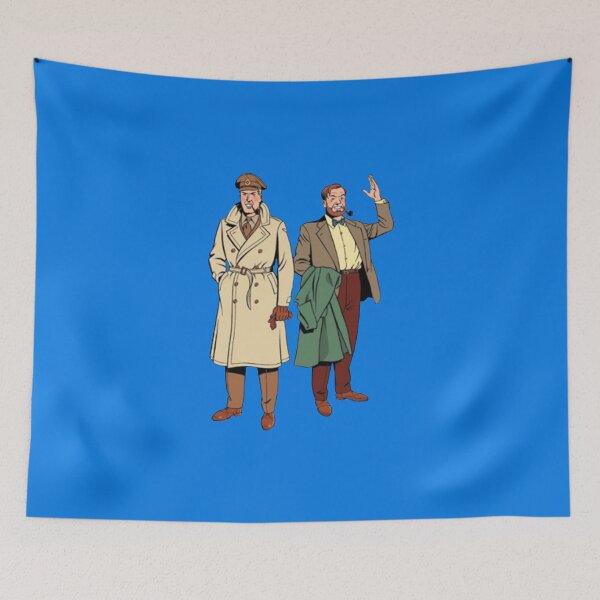 Item preview, Blake and Mortimer (From the back cover of The Septimus Wave (L'Onde Septimus)) designed and sold by california-112.