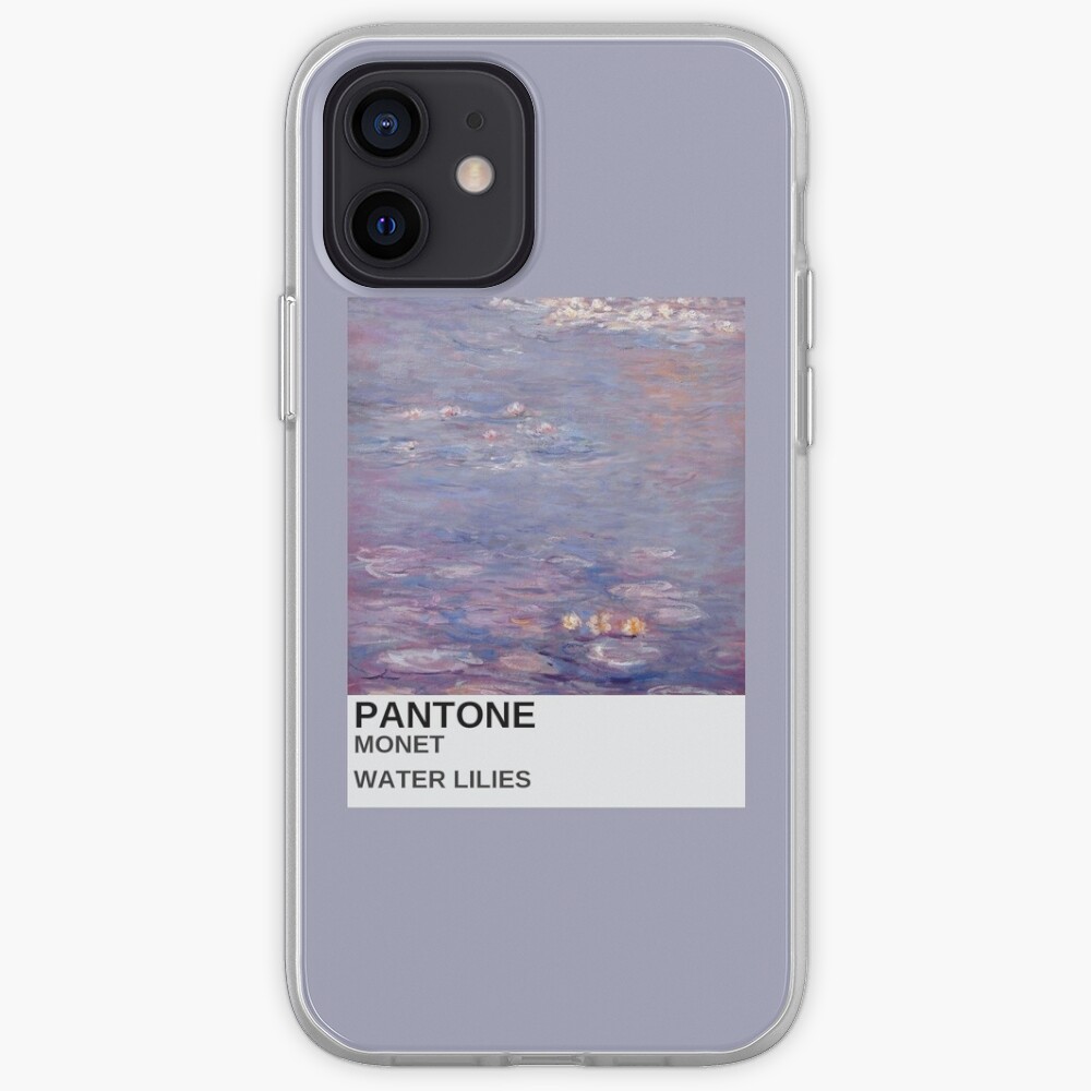 monet art aesthetic phone case purple painting iPhone Case & Cover