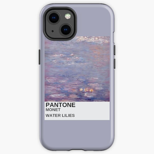 monet art aesthetic phone case purple painting iPhone Tough Case