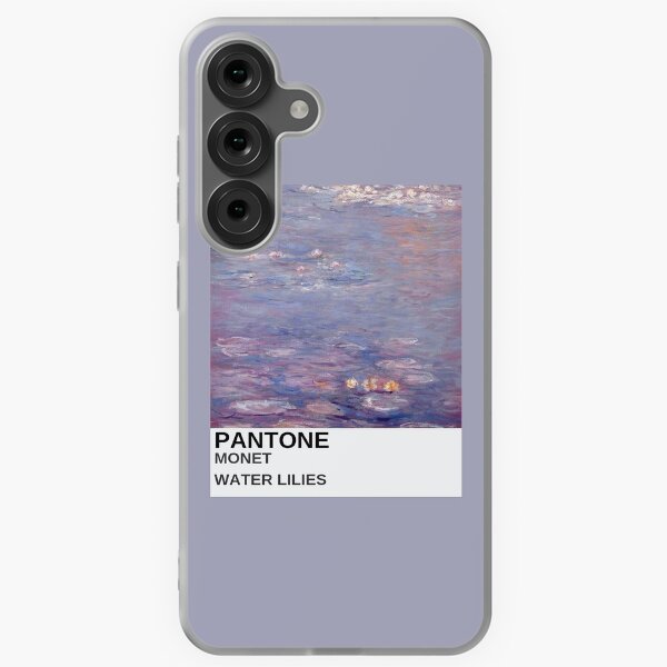 Item preview, monet art aesthetic phone case purple painting designed and sold by kaledabean.
