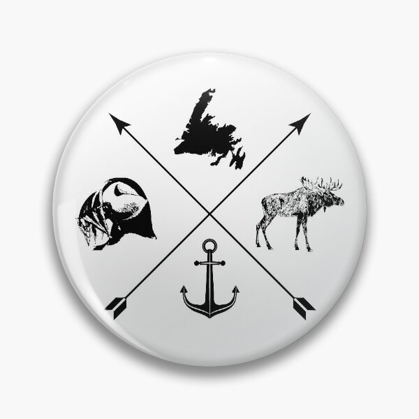 Item preview, Moose Puffin Anchor || Newfoundland and Labrador || Gifts || Souvenirs || Clothing designed and sold by SaltWaterOre.