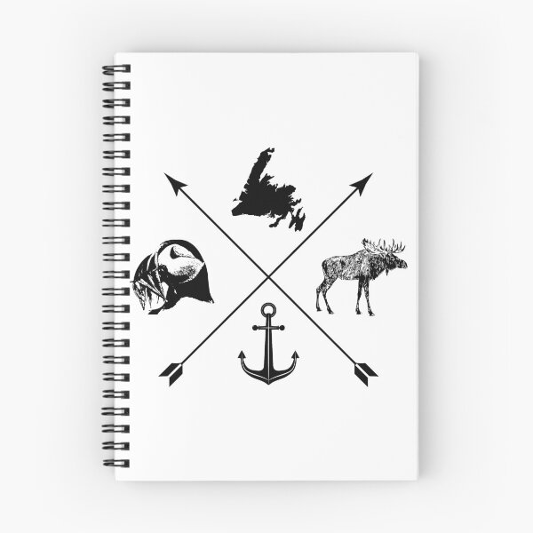 Item preview, Moose Puffin Anchor || Newfoundland and Labrador || Gifts || Souvenirs || Clothing designed and sold by SaltWaterOre.