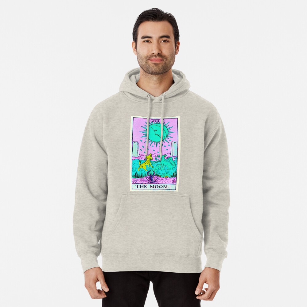The Moon Tarot TWISTED Pullover Hoodie