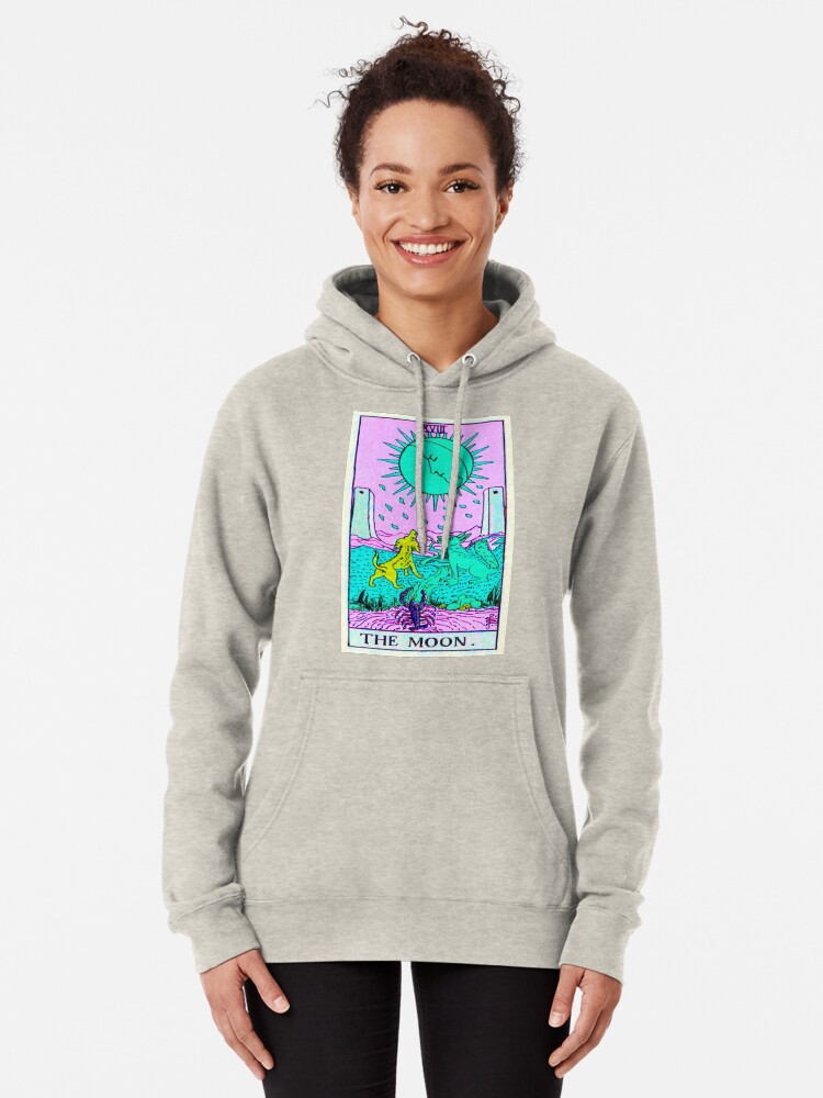 Alternate view of The Moon Tarot TWISTED Pullover Hoodie