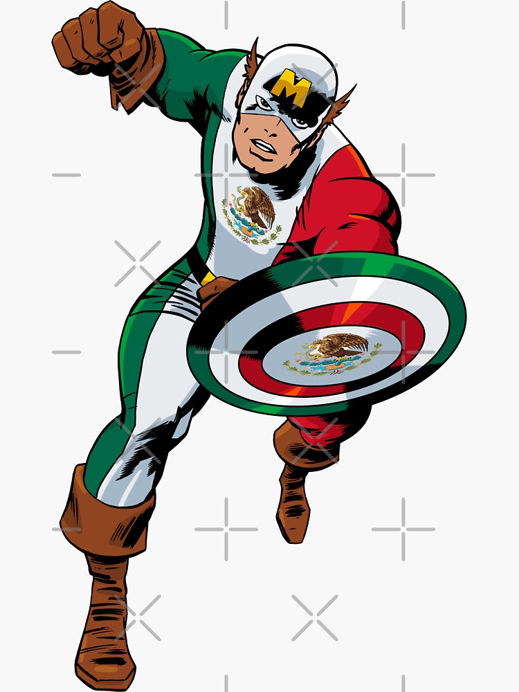 Capitan Mexico Sticker for Sale by 13thFloorDesign Redbubble
