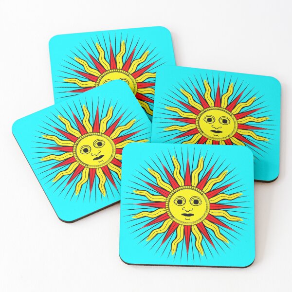 Item preview, Tarot of Marseille 'The Sun' symbol designed and sold by Happy Puppy Print On Demand.