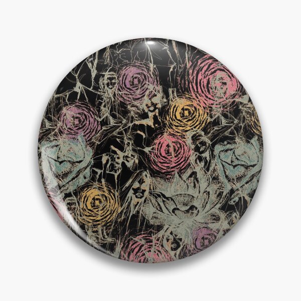 Item preview, floral with ladies, black designed and sold by Lara Wolf.