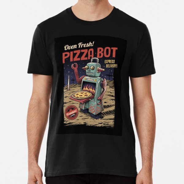Pizza Robot T Shirts Redbubble