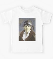 Amelia Earhart Kids Tee