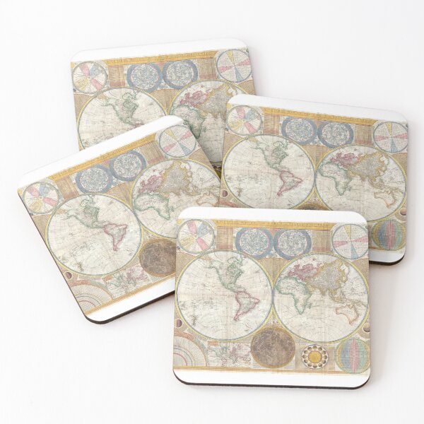Item preview, Vintage Map of The World designed and sold by Fruitsome.