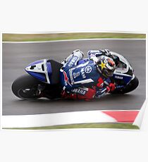 Jorge Lorenzo in Mugello 2011 Poster