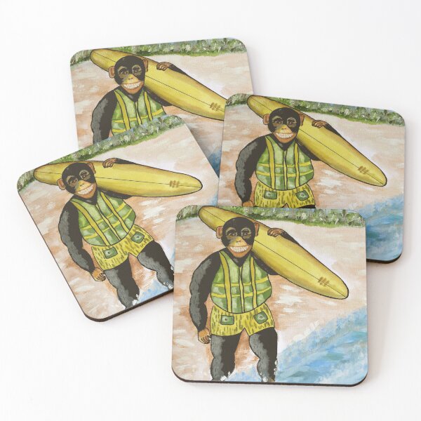 Item preview, Chimp surfing 3 designed and sold by Thecla Mary Correya.