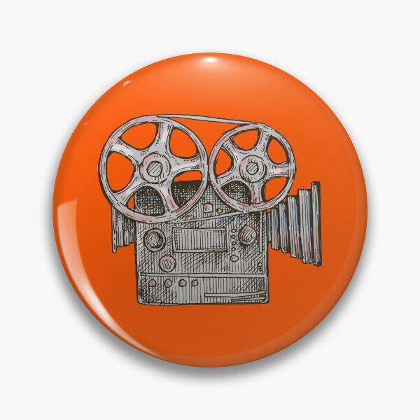 Item preview, Cinema Film Camera - Movie Camcorder Drawing Illustration designed and sold by Wyverin.