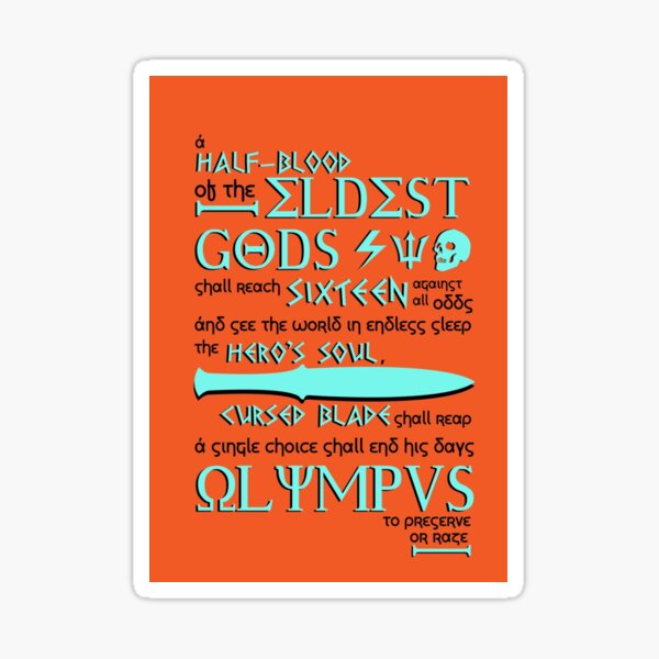 Item preview, Percy Jackson - Camp Half Blood designed and sold by JustAnotherBee.