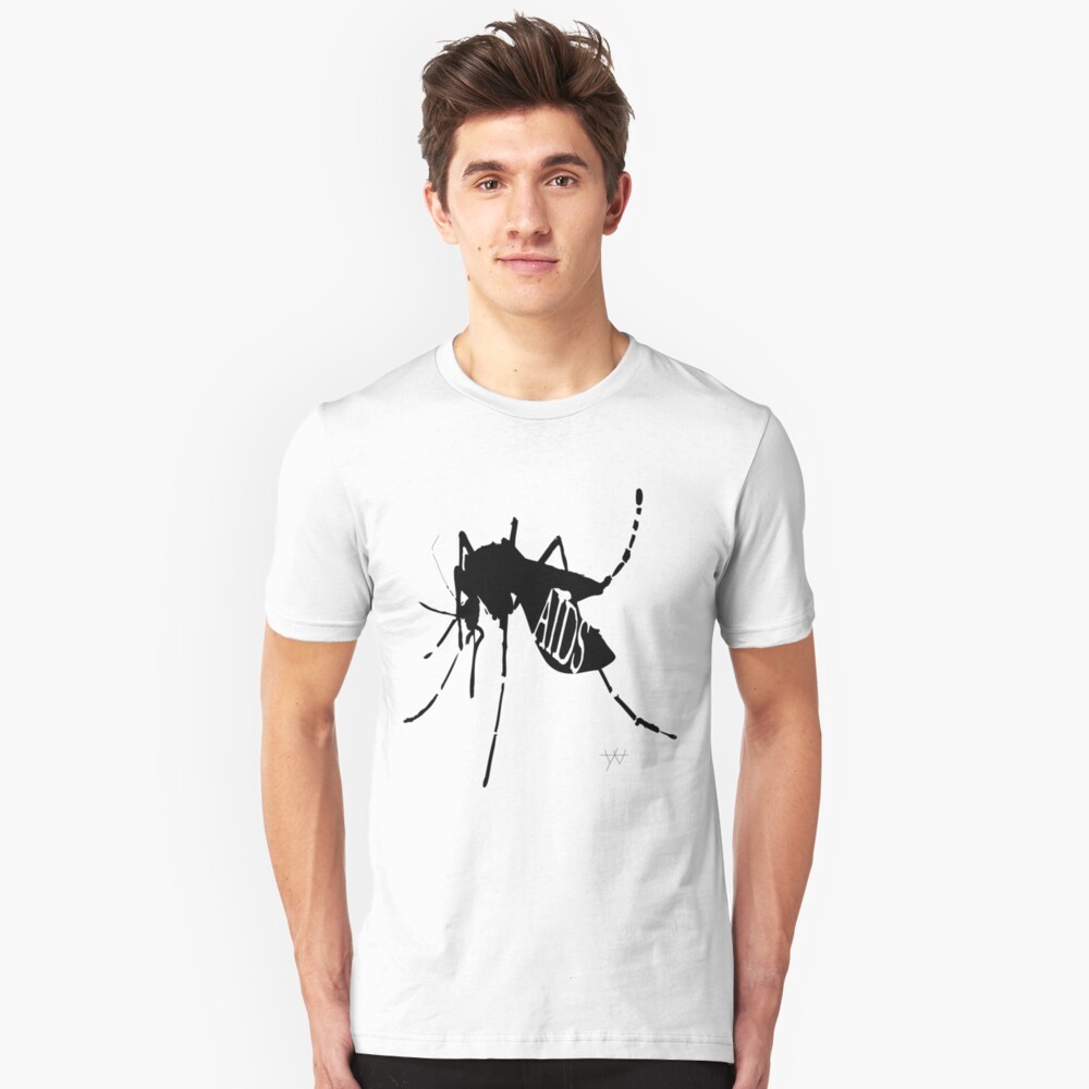 AIDS Mosquito Slim Fit T-Shirt