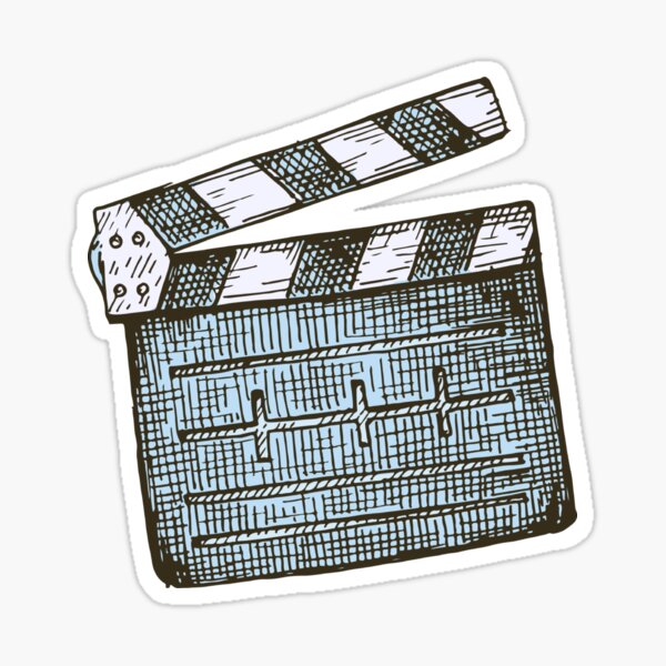 Film Clapboard - Filmmaking Lovers Sticker