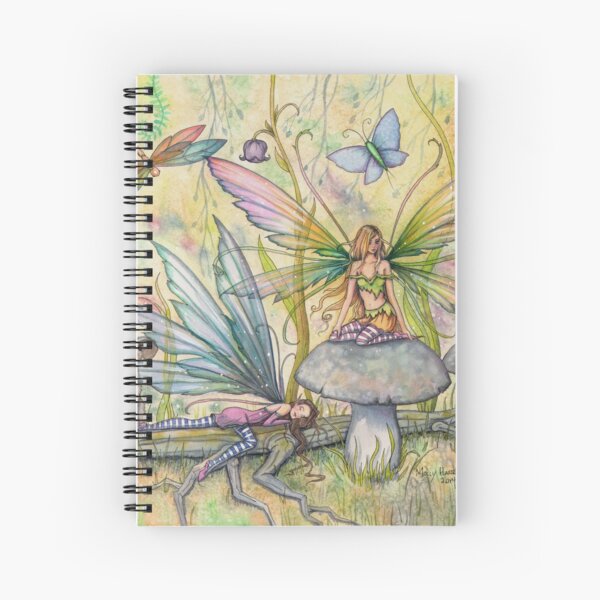 Item preview, Friends Flower Fairies in Flower Garden Fantasy Art designed and sold by Molly  Harrison.