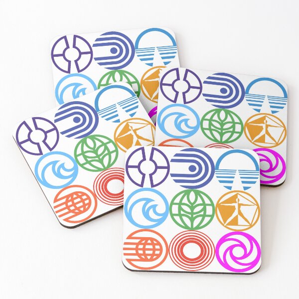 Item preview, Retro Epcot Logos designed and sold by FinnFromNY.