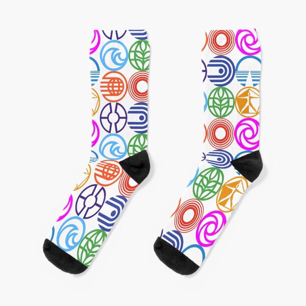 Retro Epcot Logos Socks