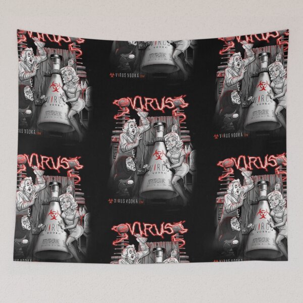 Item preview, The Official Virus Vodka "It's Alive" Graphic designed and sold by crayon33.