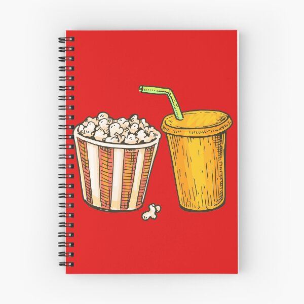 Artikelvorschau, Kino Popcorn und Soda Zeichnung Illustration entworfen und verkauft von Wyverin.