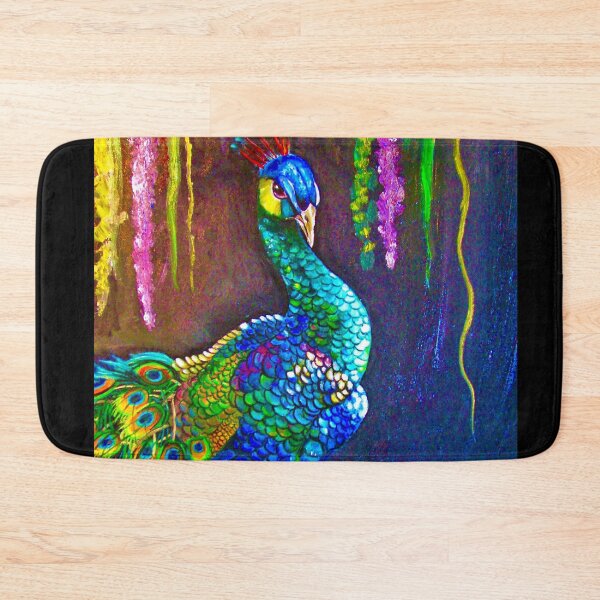 Item preview, Glowing Peacock designed and sold by Katie Luse.